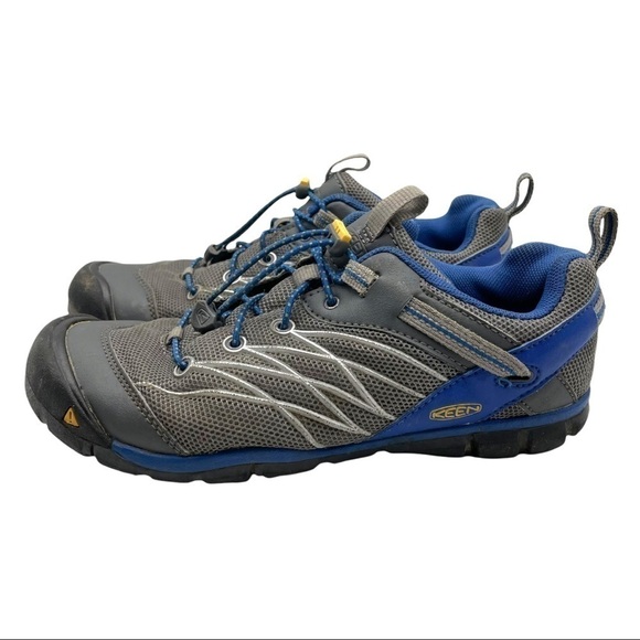 KEEN Chandler CNX Trail Shoe Gray Blue Silver Womens Size 8 Youth Size 6 - Picture 2 of 10